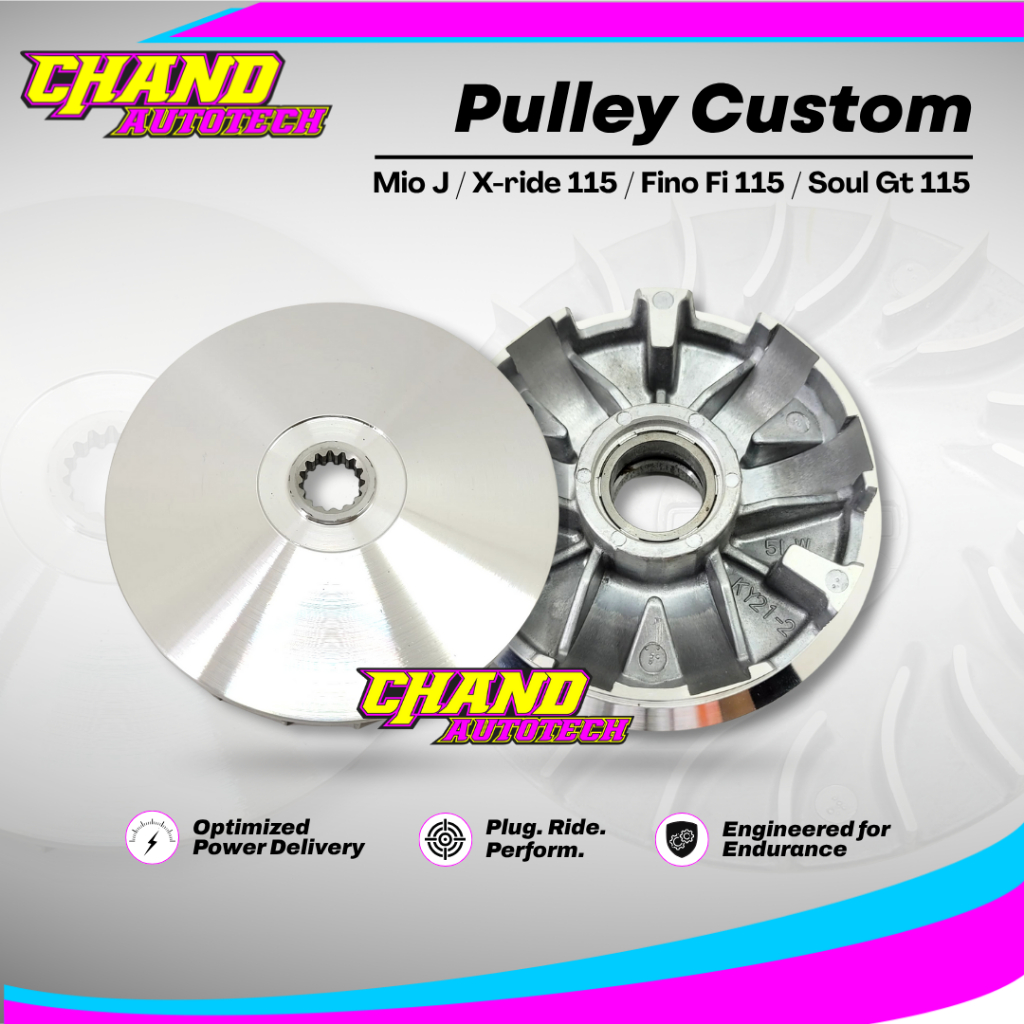Rumah Roller Pulley Mio J Xride Soul Gt Fino 115 fi 13,5 13,8 Derajat Pulley Custom  Mio J Fino Fi 1