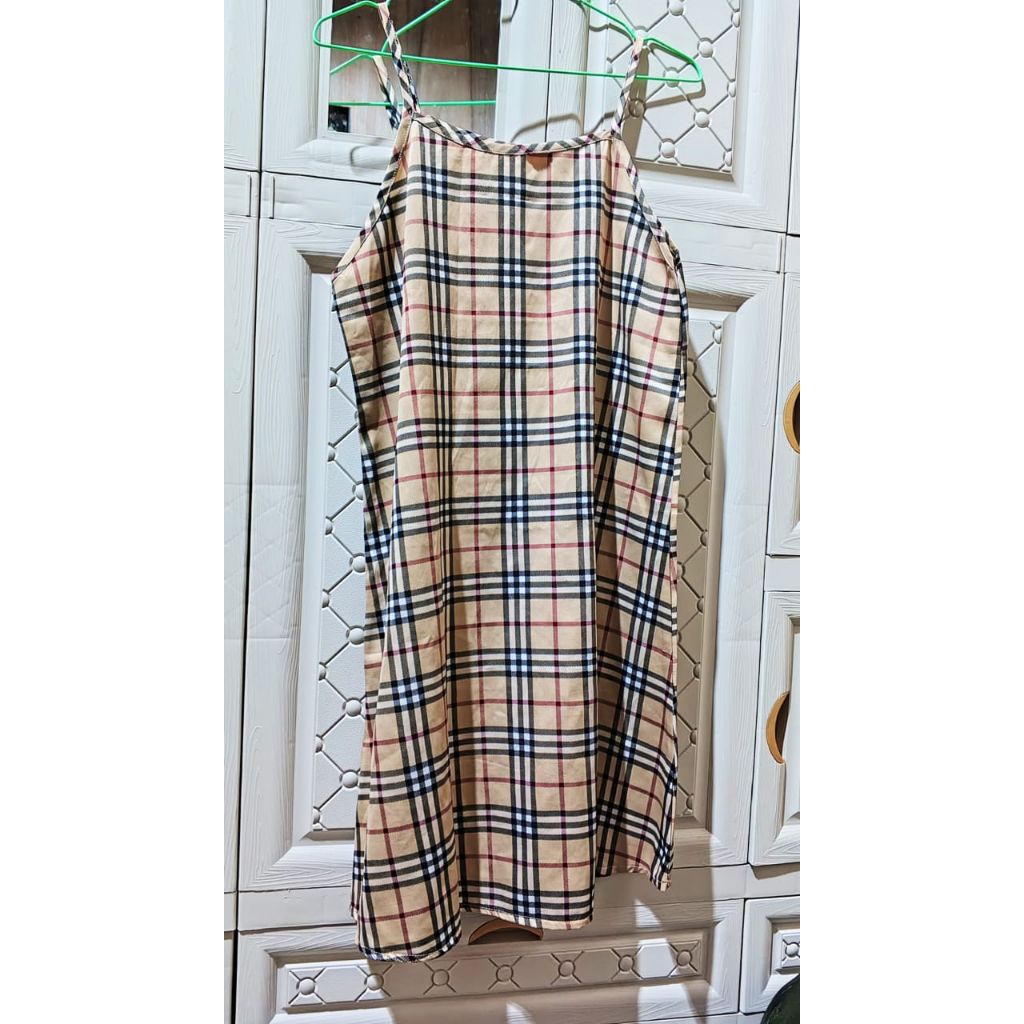 Preloved Piyama Satin Dress Lucu