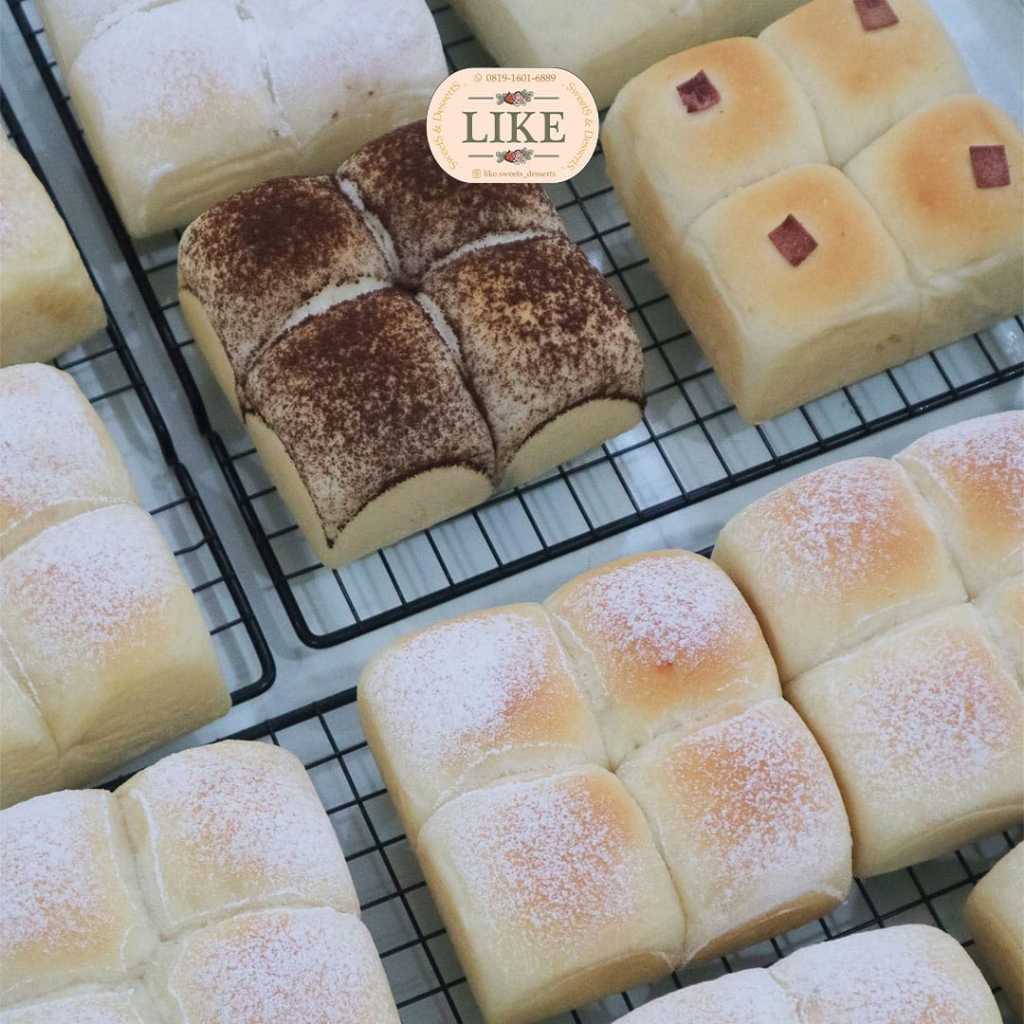 

Japanese Milk Bread LIKE. 1 box isi 4 bisa mix rasa