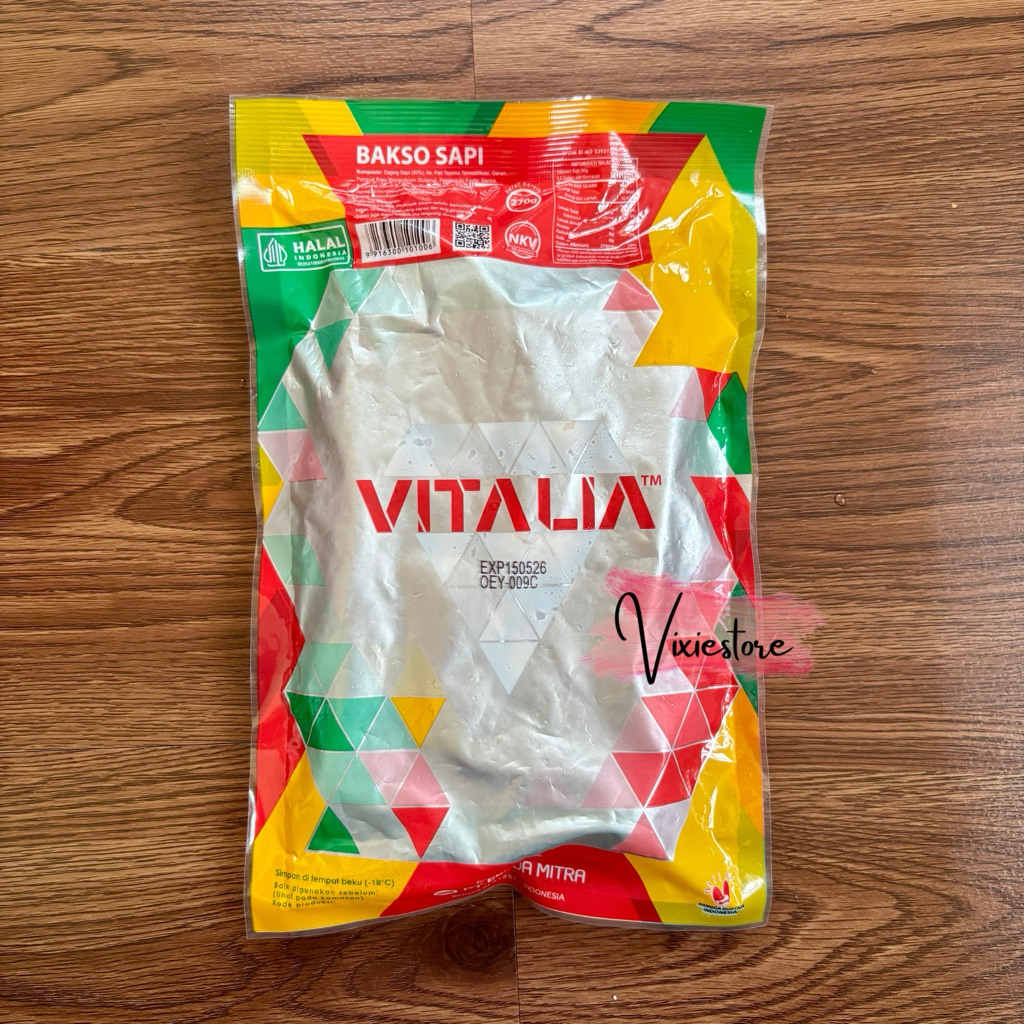 

Vitalia Bakso Sapi Isi 25 270gr