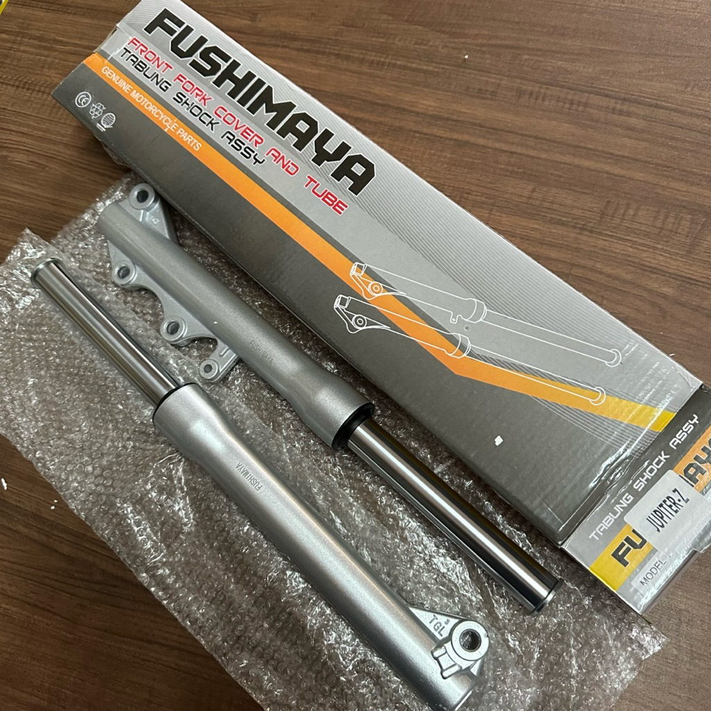 (SILVER) FUSHIMAYA JUPITER Z AS TABUNG DEPAN SHOCK ASSY SHOK SOK FRONT FORK COVER TUBE PIPE KIRI KAN