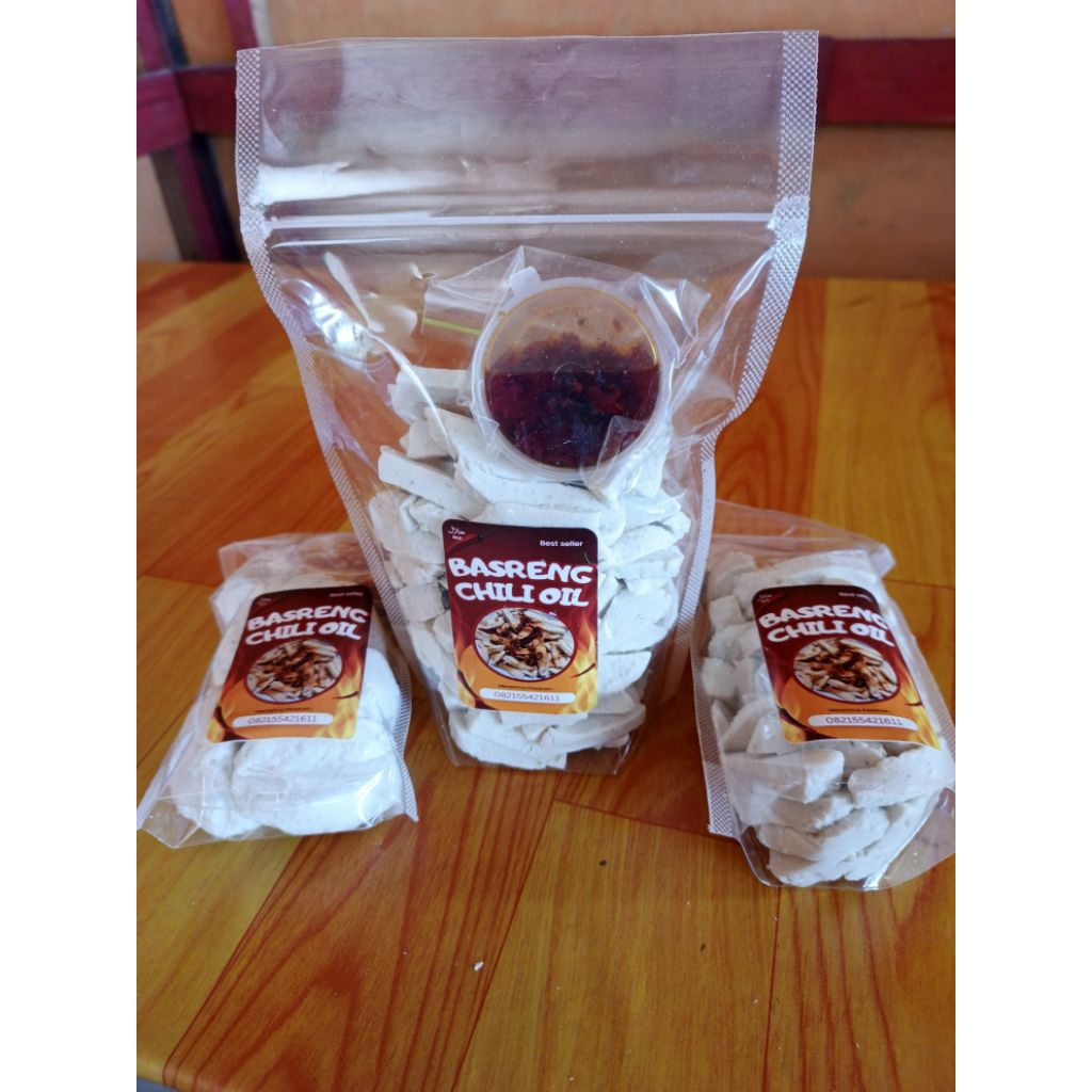 

Basreng basah isi 6 free bumbu chili oil