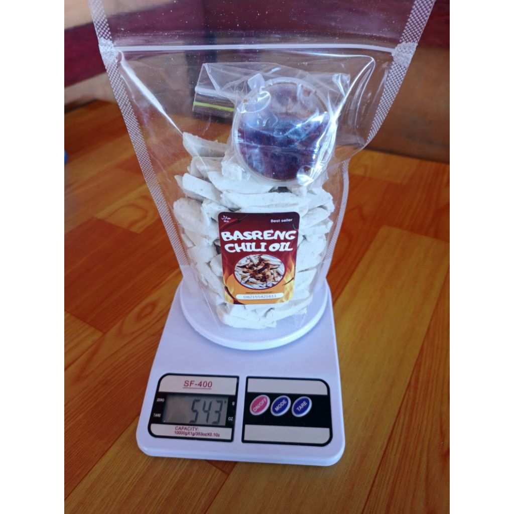 

Basreng basah chili oil