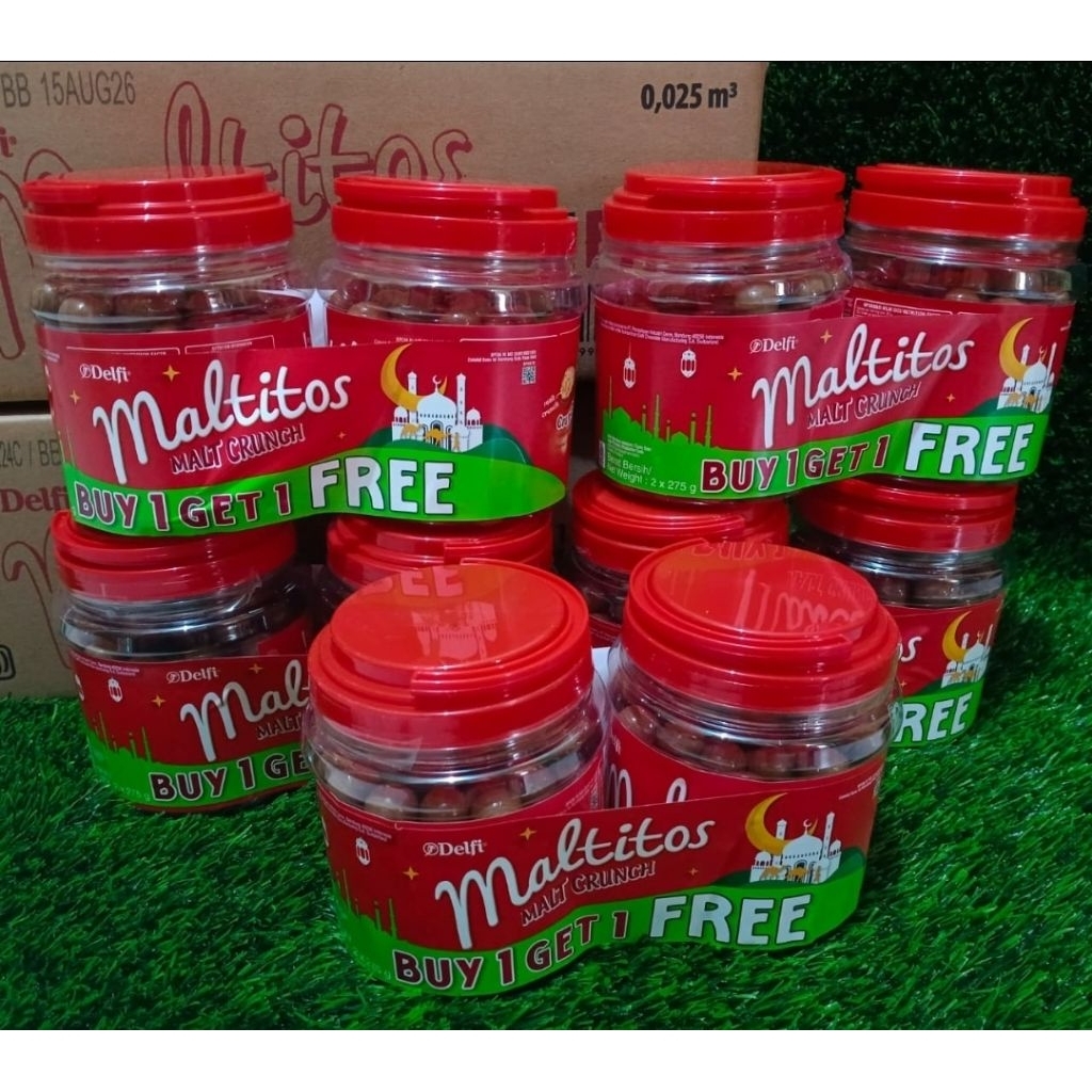 

PROMO Delfi maltitos jar beli 1 gratis 1