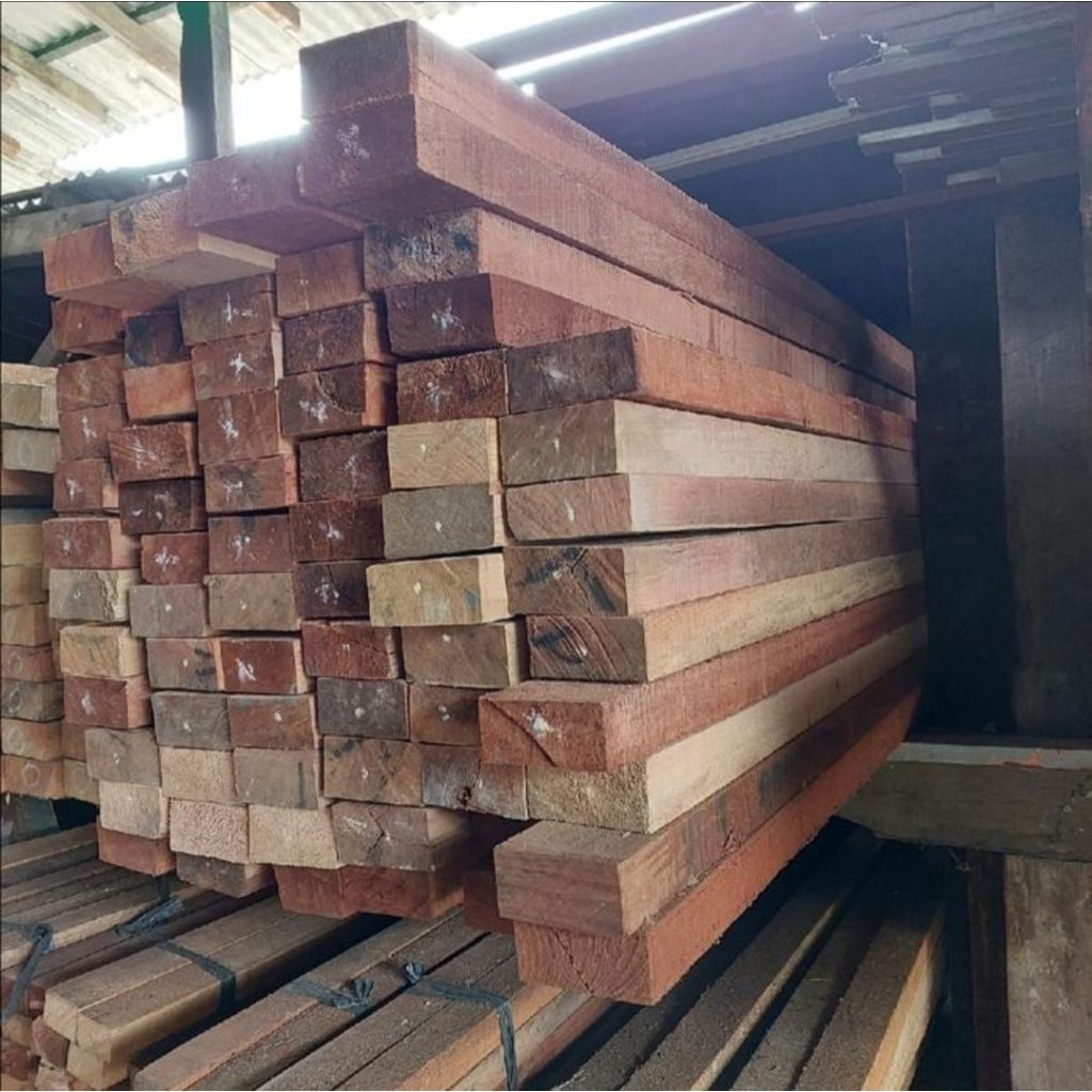 Balok Kayu Galar 5x10 Meranti Batu Panjang 4 Meter