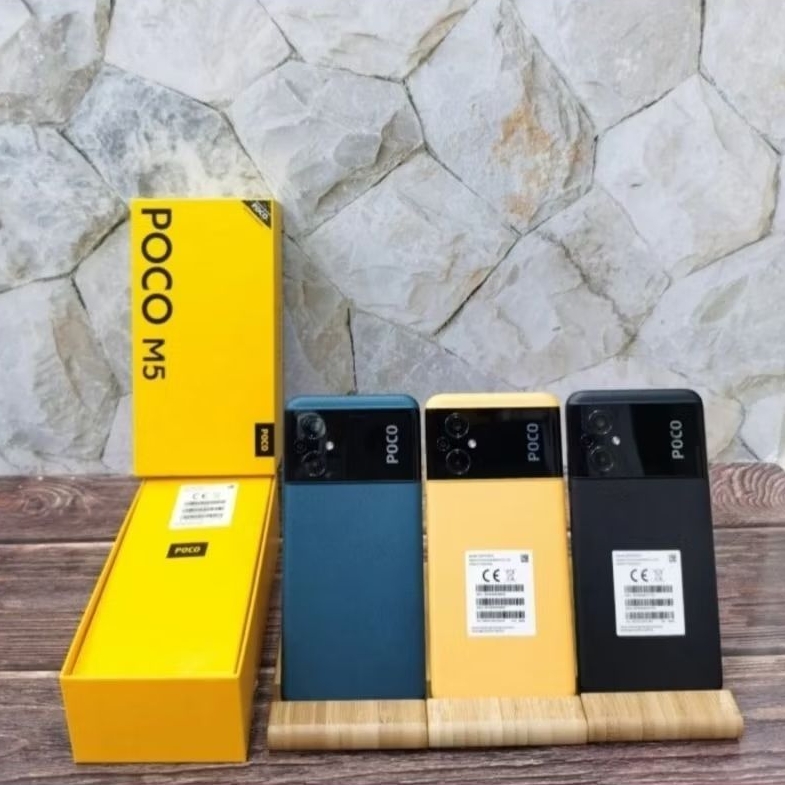 XIAOMI POCO M5 NFC 4/64 & 4/128 SECOND FULLSET ORI BEKAS GARANSI RESMI