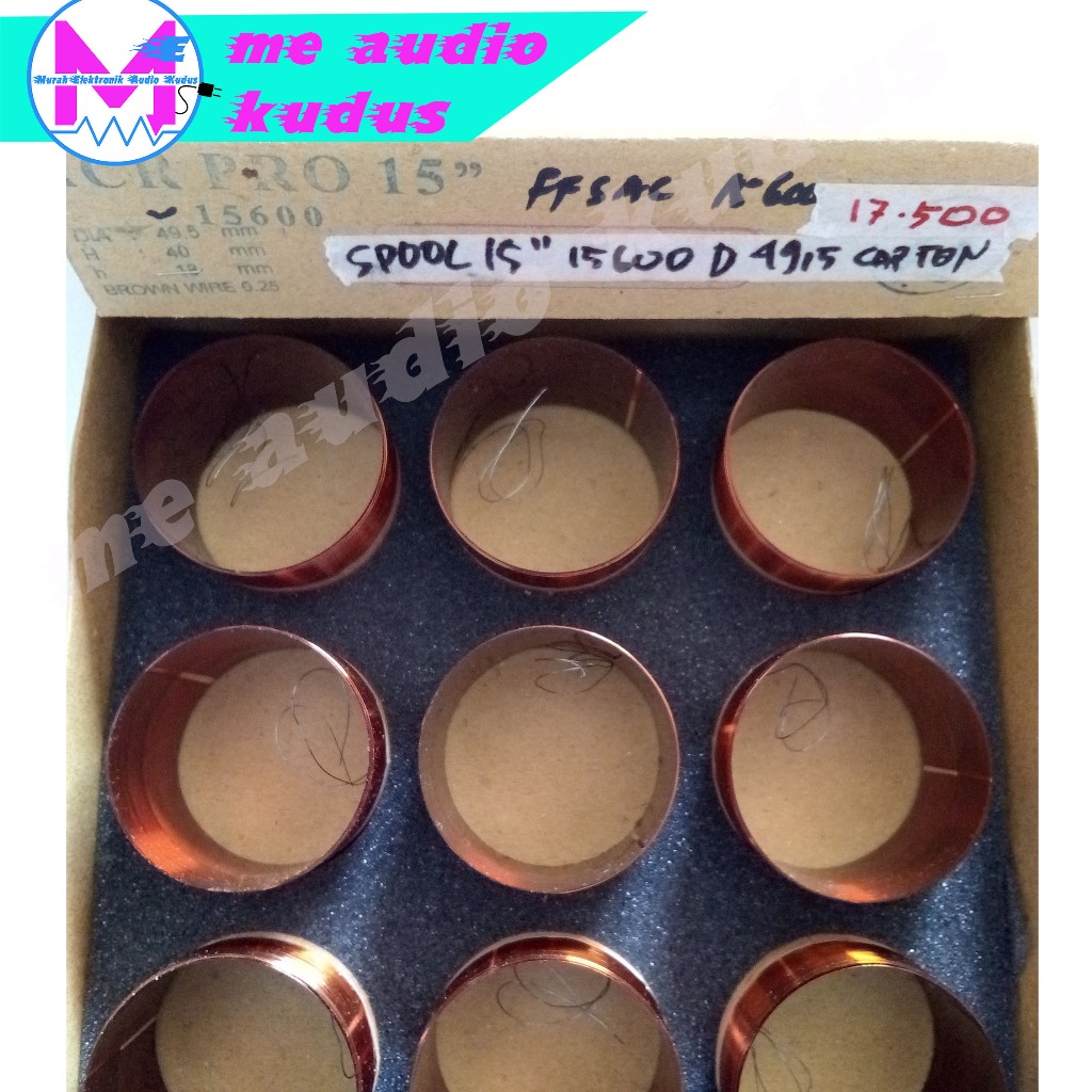 SPOOL SPEAKER 15"INCH 15600 D 49,5 CAPTOON