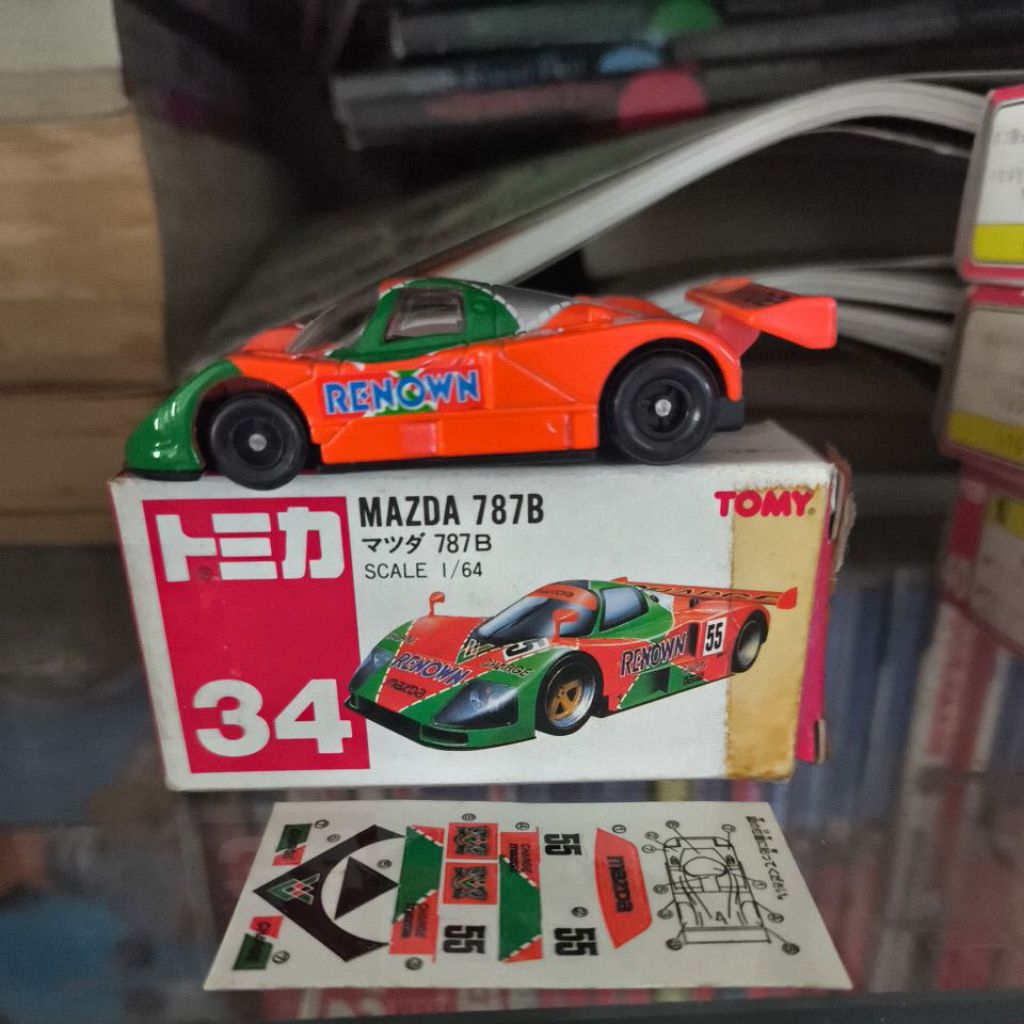 Tomy Merah Tomica No 34 Mazda 787B Renown