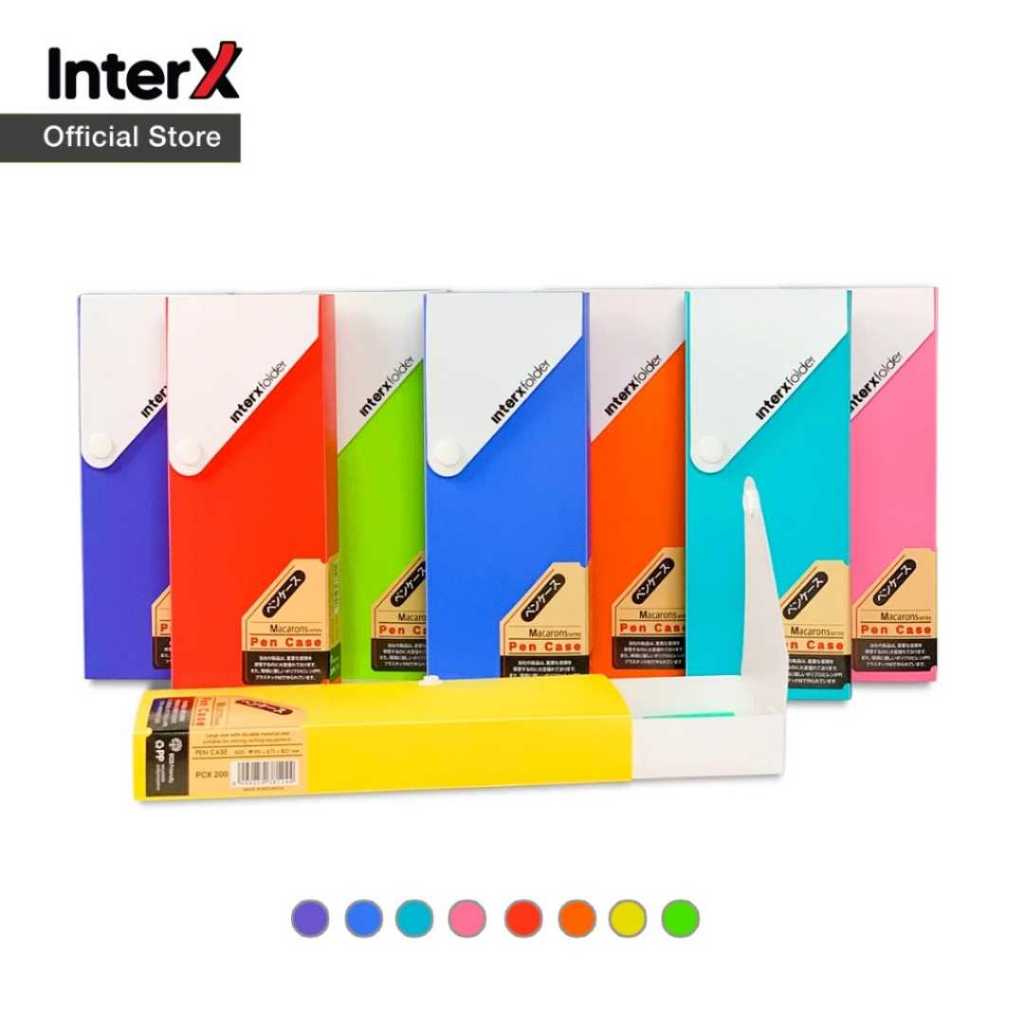 

Interx Pen Case Macarons Series Tempat Kotak Pensil PCX200