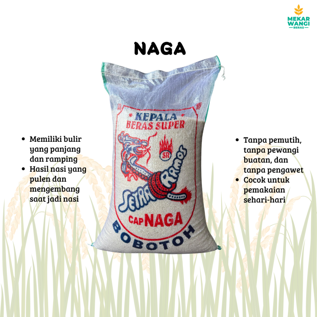 BERAS SETRA RAMOS NAGA 25kg