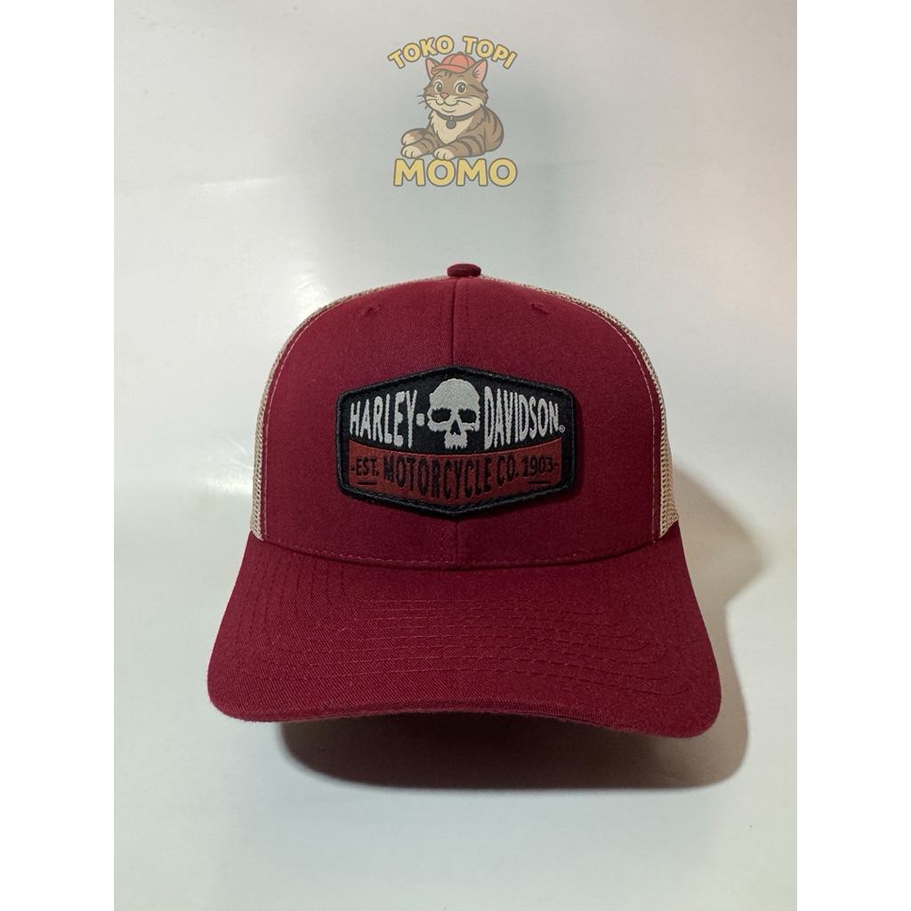 Topi Trucker Harley Davidson Classic Yupoong