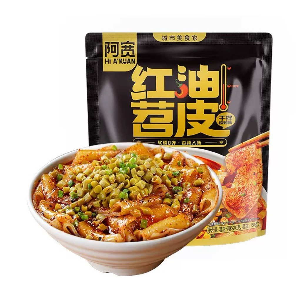 

[NON HALAL]AKUAN 206g shaopi mie lebar broad noodles chilli oil kwetiau instant