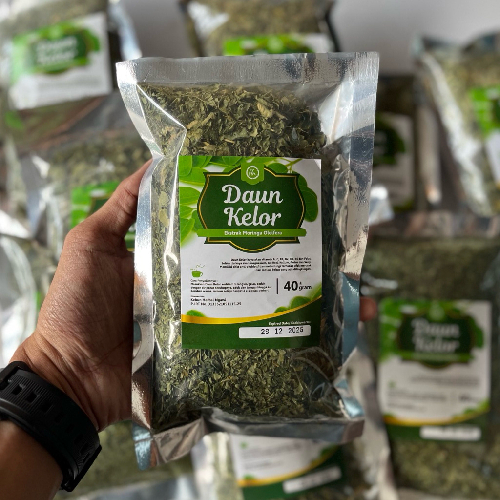 

Daun Kelor Murni Kering 40Gram Bermanfaat Untuk Pencernaan