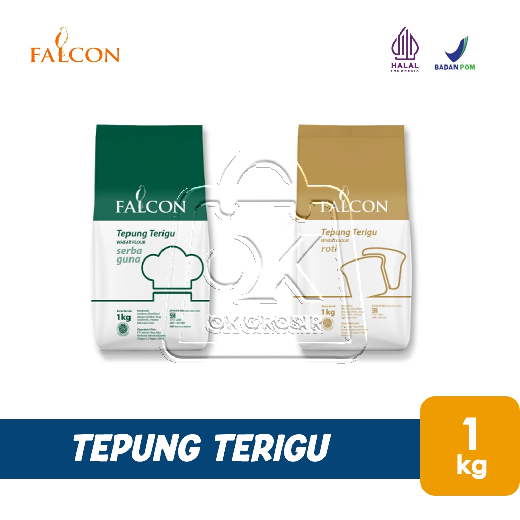 

Tepung Terigu FALCON Wheat Flour Premium (1 Kg)