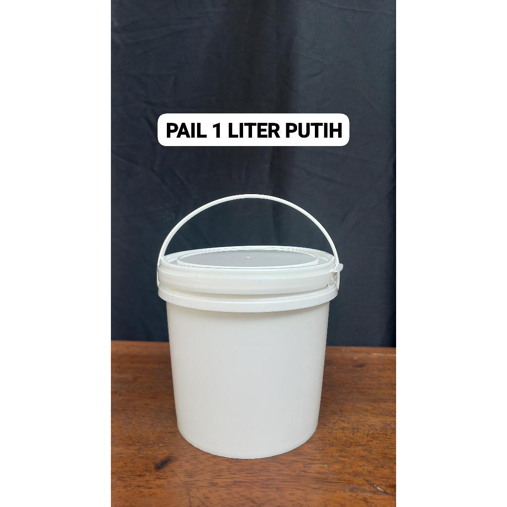 

PAIL 1 LITER PUTIH + TUTUP PAIL + PEGANGAN