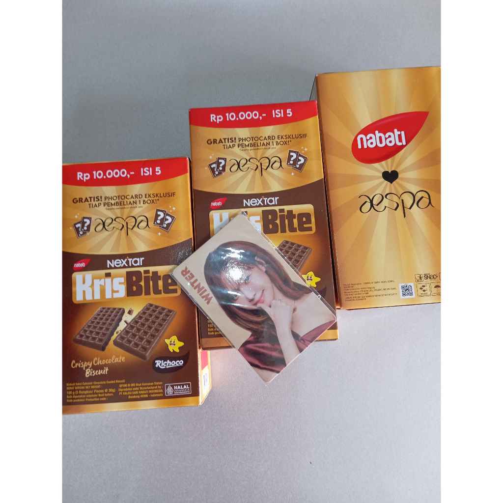 

PROMO - Nabati x Aespa sealed dan Photocard only