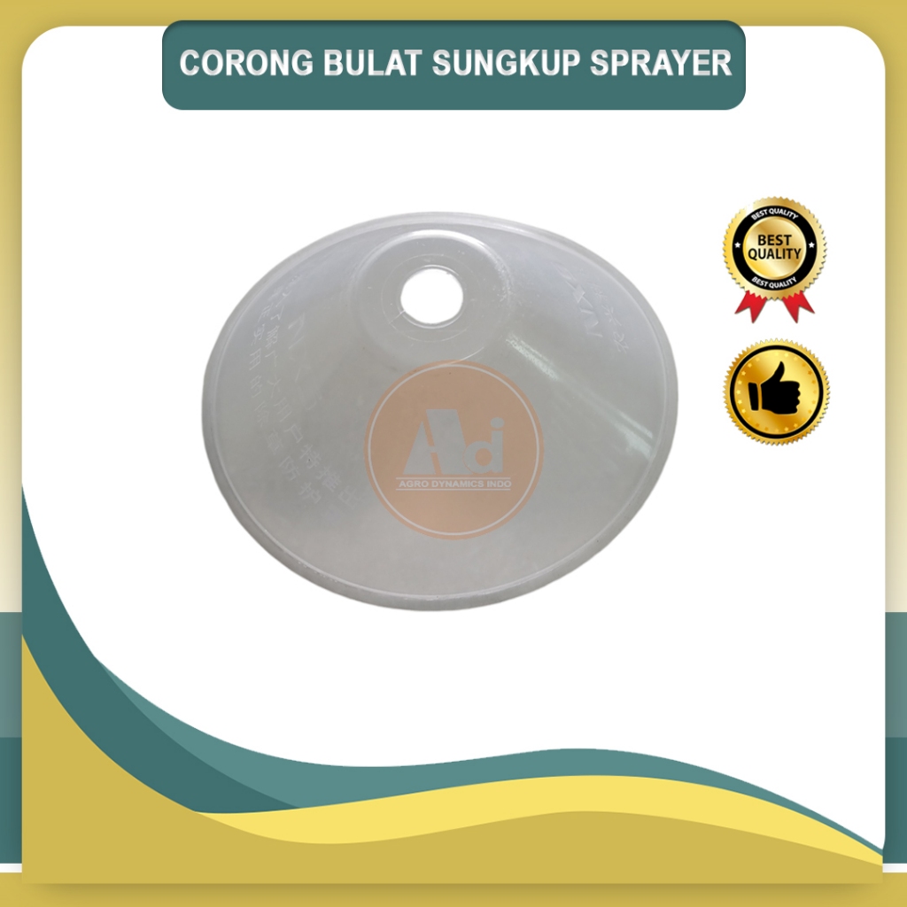 Corong bulat putih Sprayer Sungkup untuk Herbisida Nozzle Spuyer Sprayer Elektrik untuk gulma rumput
