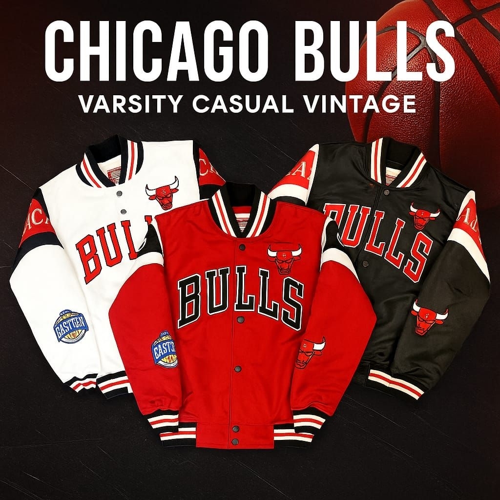 Jacket  Varsity Chicago Bulls – Casual Vintage Premium | Unisex