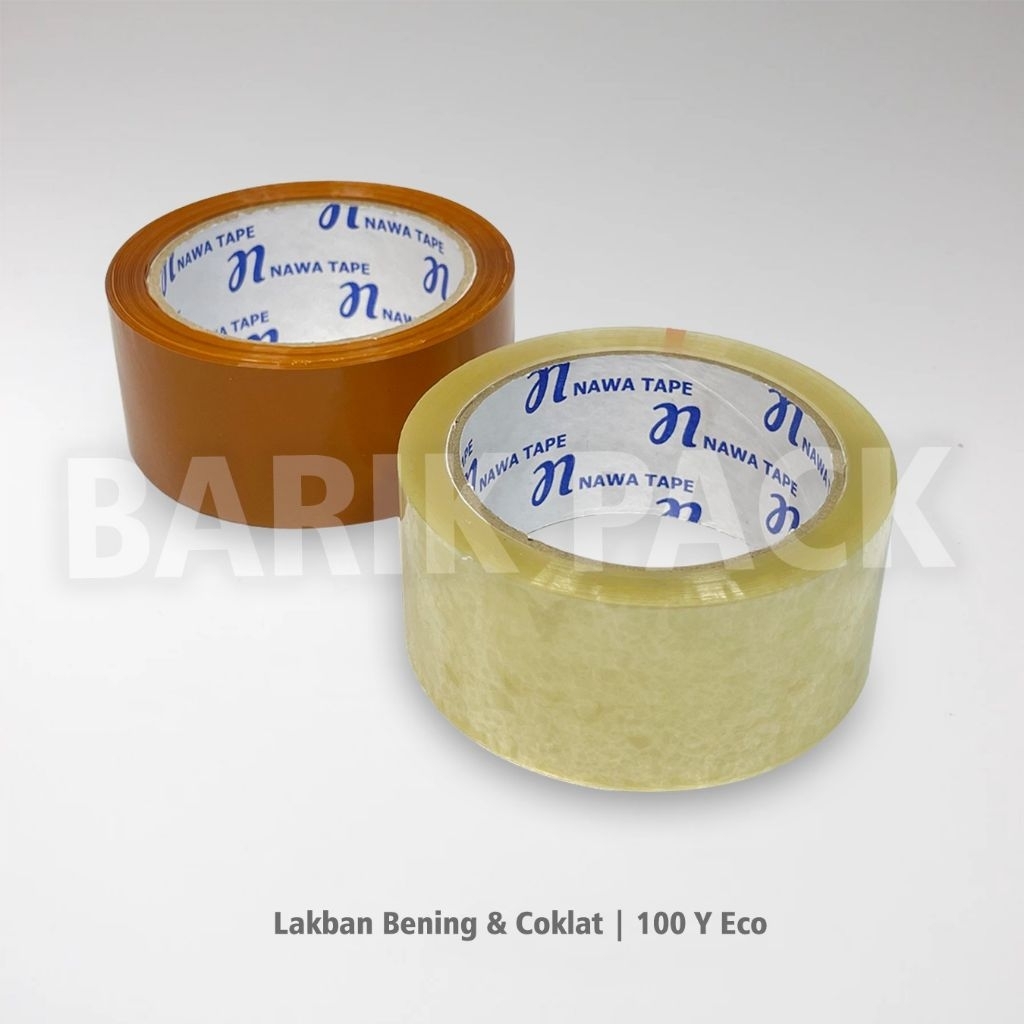 

Lakban bening Isolasi Lakban packing tebal kuat 45 MM x 300 Yard