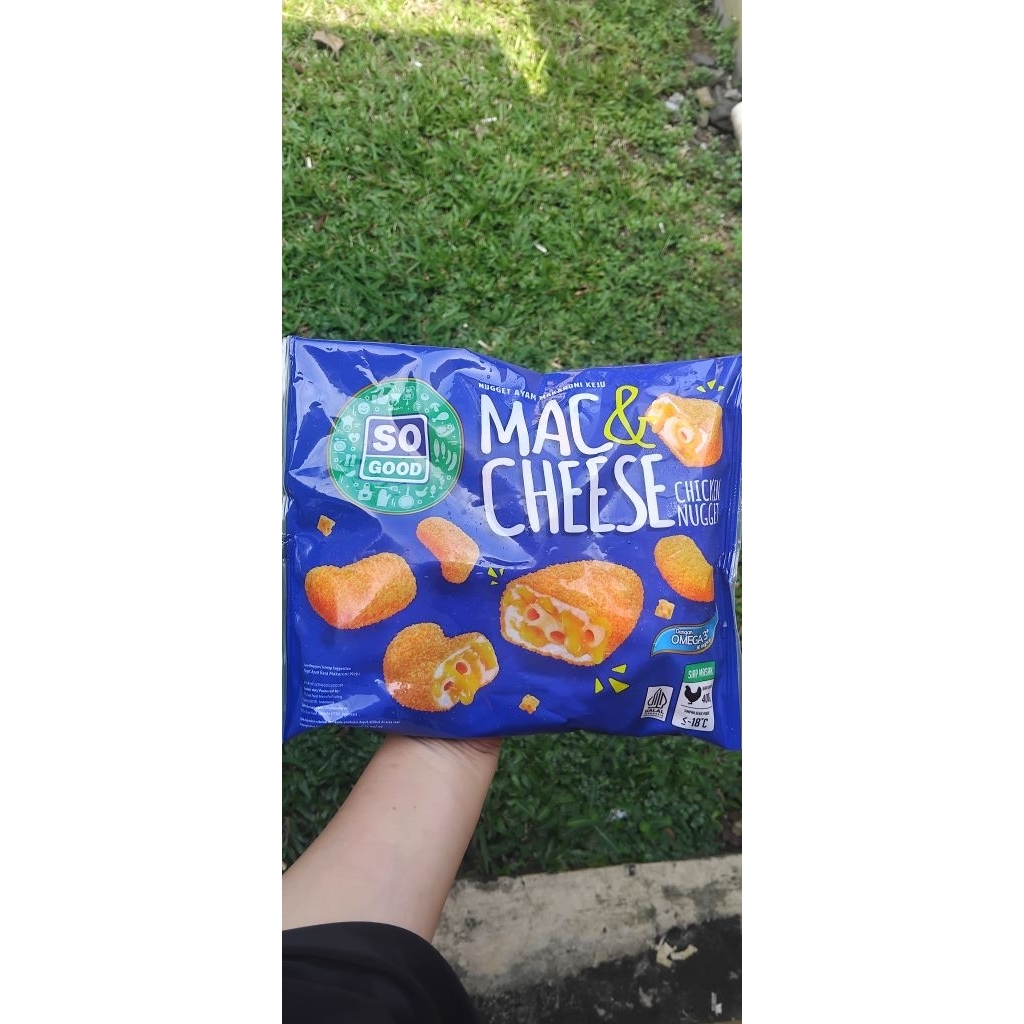 

so good mac and cheese frozen food 400gr