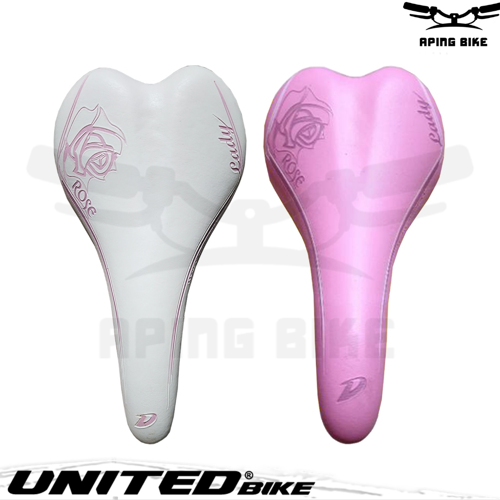 Sadel UNITED SD-3085 Lady Rose Jok Sepeda Saddle Sepeda Fixie Roadbike Lipat MTB