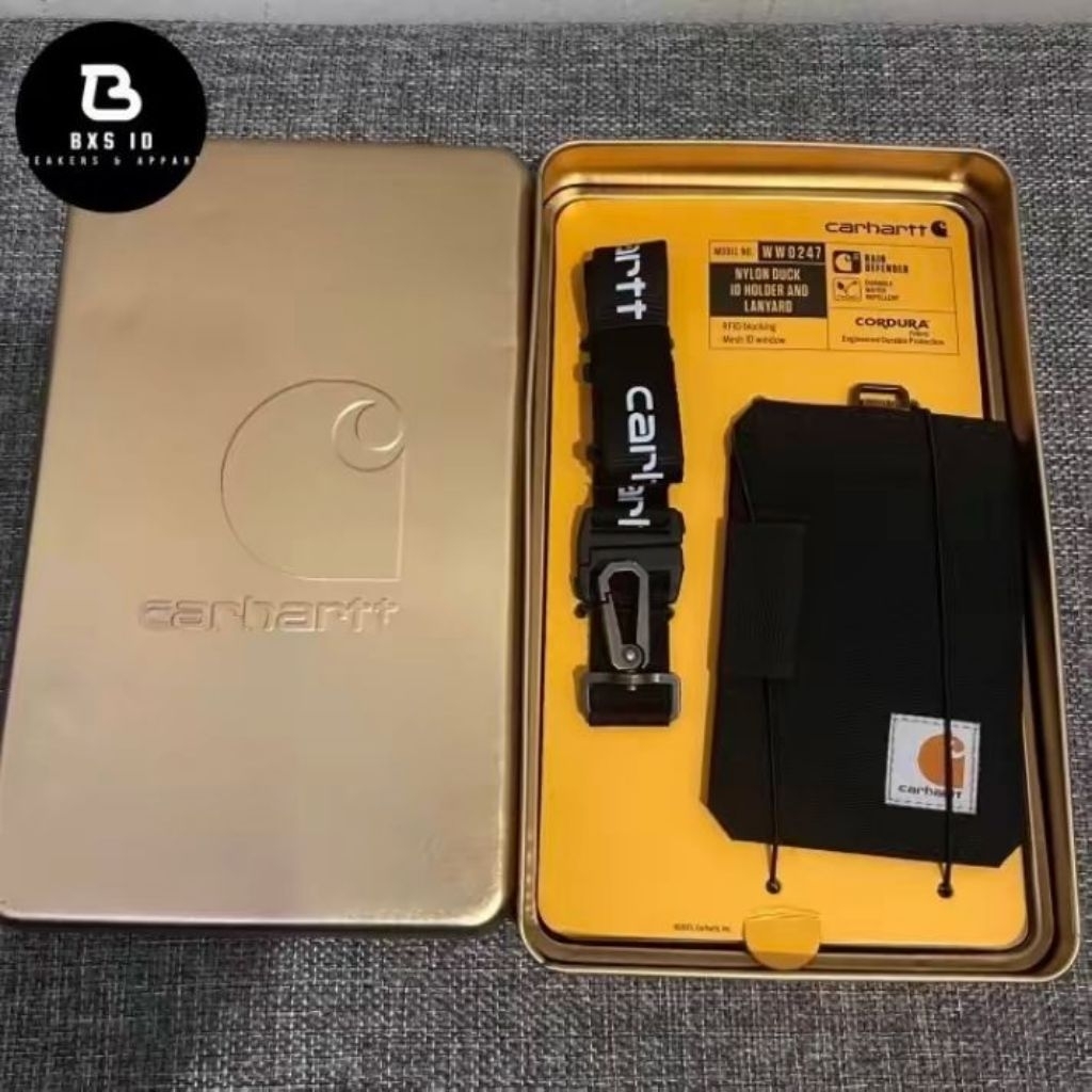 

Lanyard Carhartt Canvas Nylon Black / Hitam