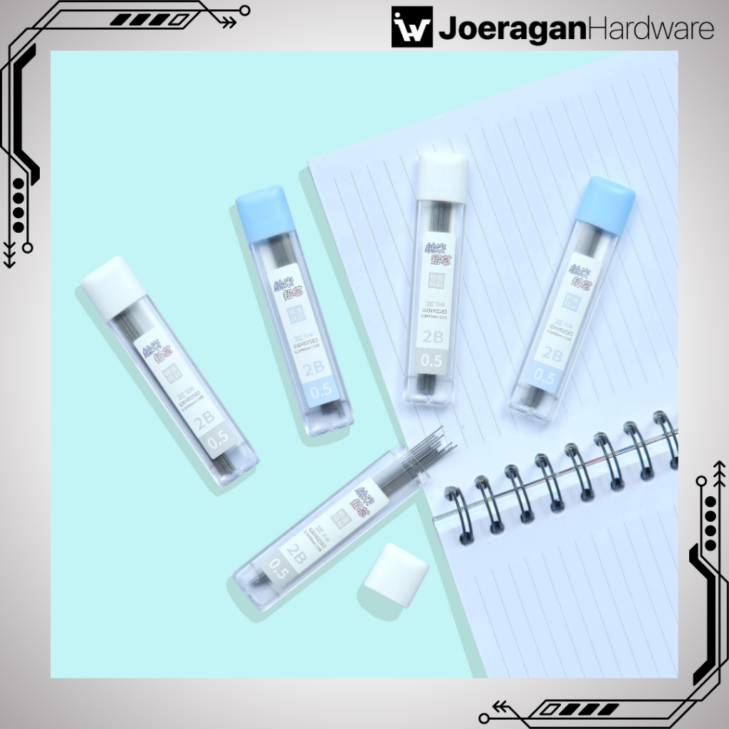 

Isi Ulang Pensil Mekanik 2B 0.5MM 15pcs Refill Pencil Mechanical 2 B 0.5x90mm