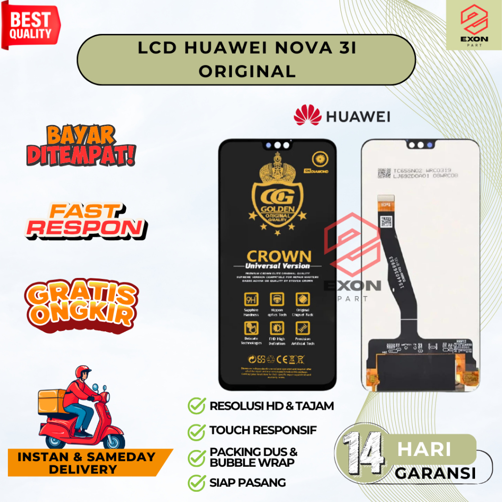 LCD HUAWEI NOVA 3i FULLSET COMPLETE