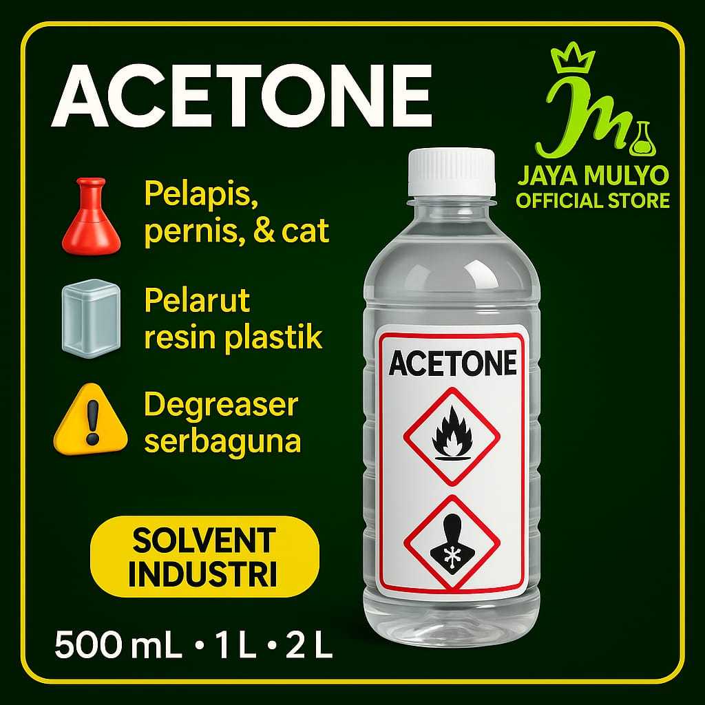 Aceton 100 ml / Acetone / / Aseton / Pembersih Cat / Pembersih Kutek / Pelarut cat