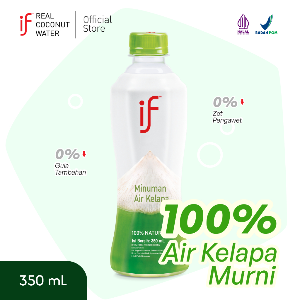 

IF 100% PURE COCONUT WATER INDONESIA