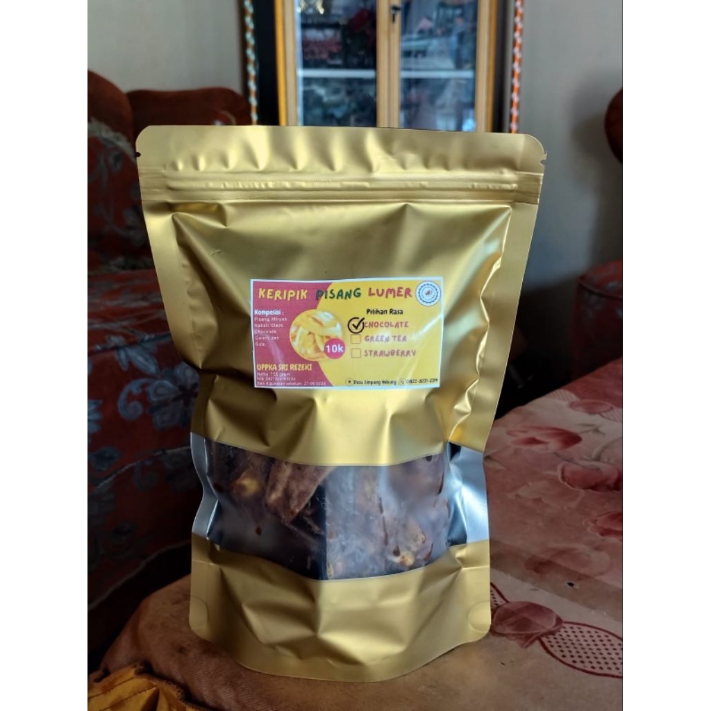 

Keripik Pisang Coklat Lumer