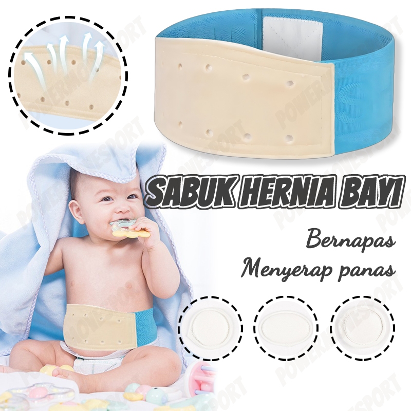 Breathable Sabuk Hernia Bayi Infant Obat Hernia Sabuk Bayi / Sabuk Hernia Bayi/Bayi Hernia Pusar Bod