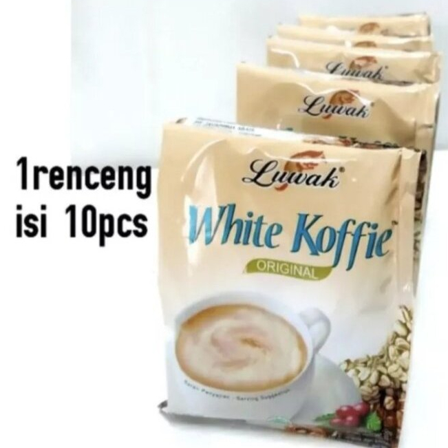 

Luwak White Coffee Isi 10pcs / 1 Renceng