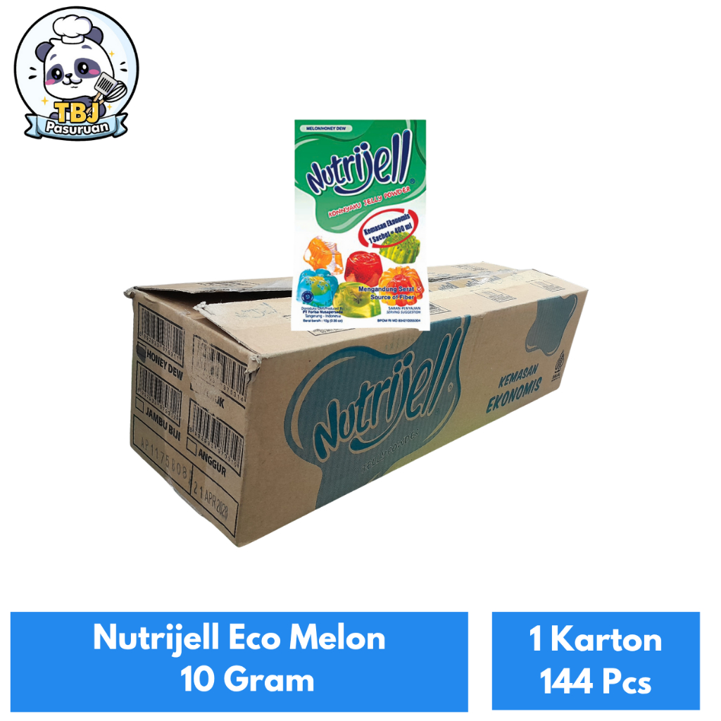 

Nutrijell Eco Melon 10 Gram Kemasan 1 Karton Isi 144 Pcs