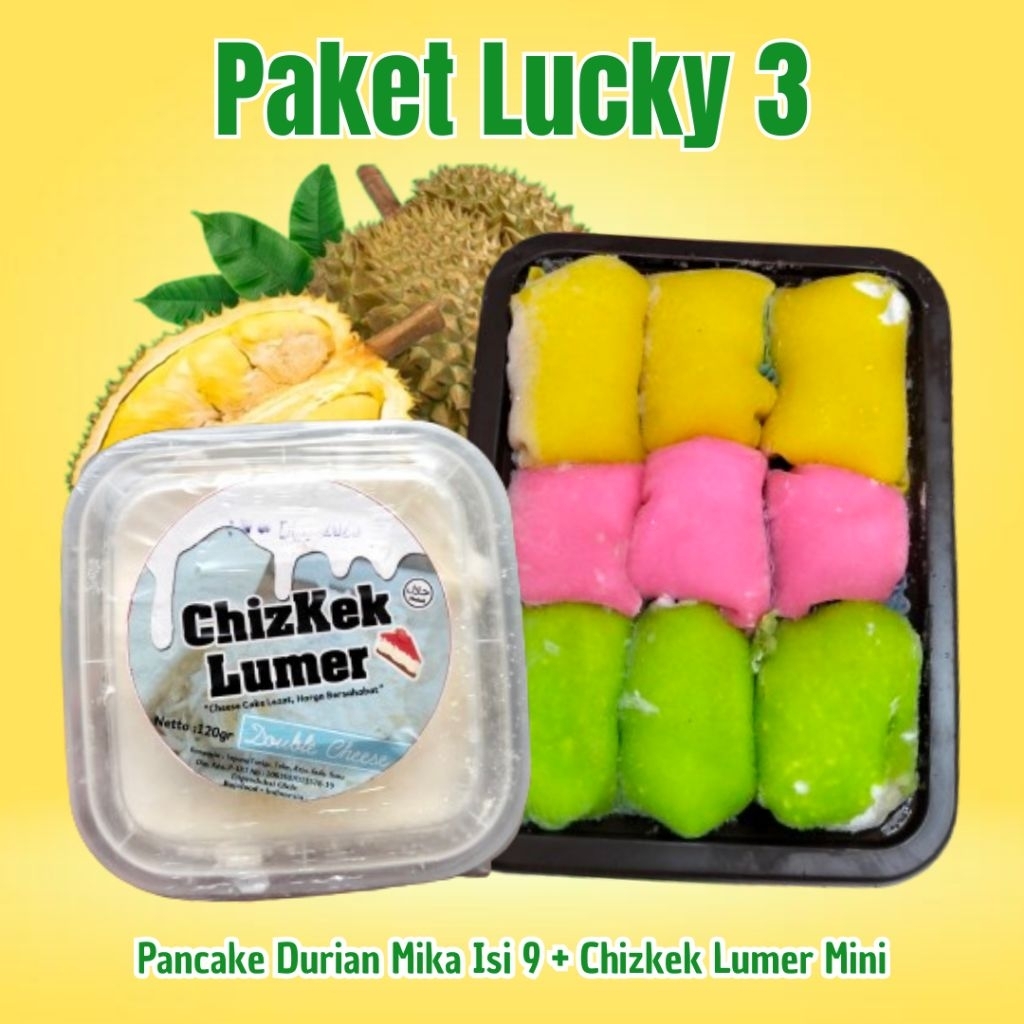 

PROMO PAKET LUCKY 3 (DURIAN)