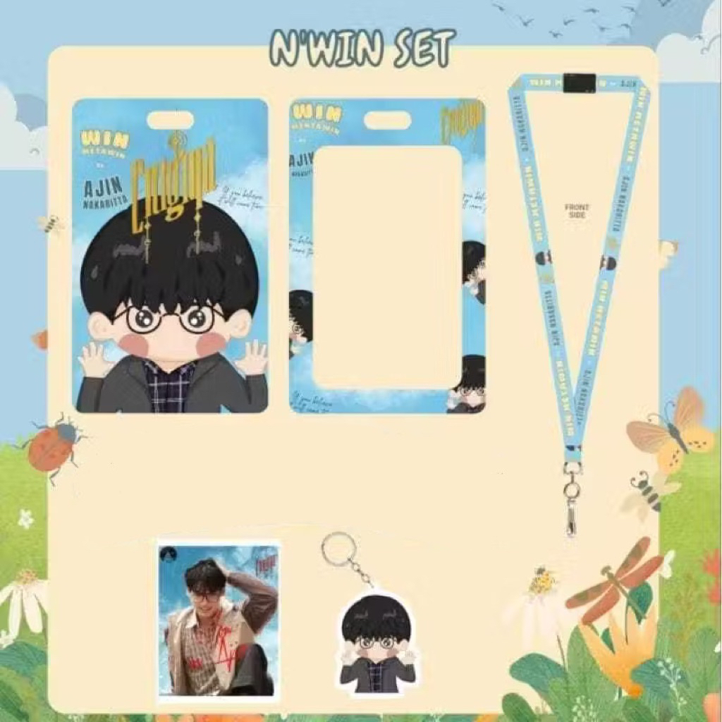 Win Metawin Enigma Series Card Holder, Keychain, Polaroid (preloved)-Cek Deskripsi