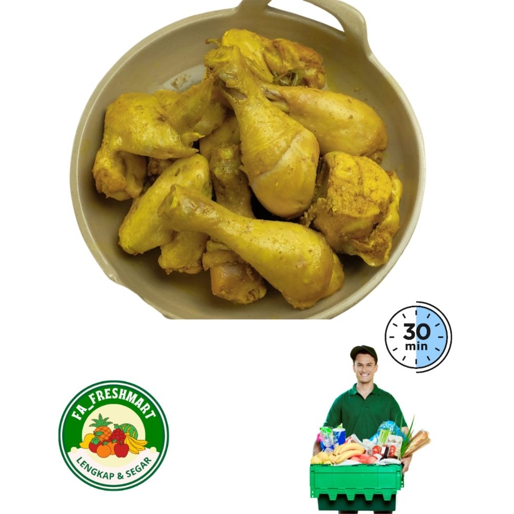 

ayam ungkep bumbu kuning 500gr