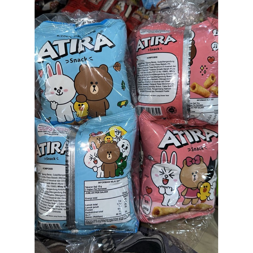 ATIRA CHIKI SNACK PINKFONG ATIRA | 1 PAK | 10 PCS | CHIKI BERHADIAH