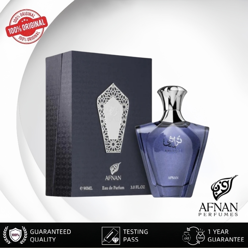 【✅100%original】Afnan Turathi Blue For Men Edp 90ml/Afnan Blue/Afnan Turathi Blue/Afnan Turathi Blue 