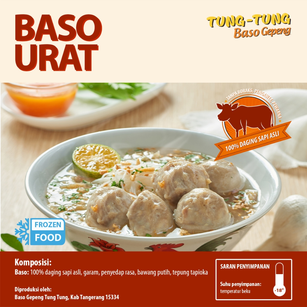 

BASO BULAT URAT 100% DAGING SAPI [HALAL]