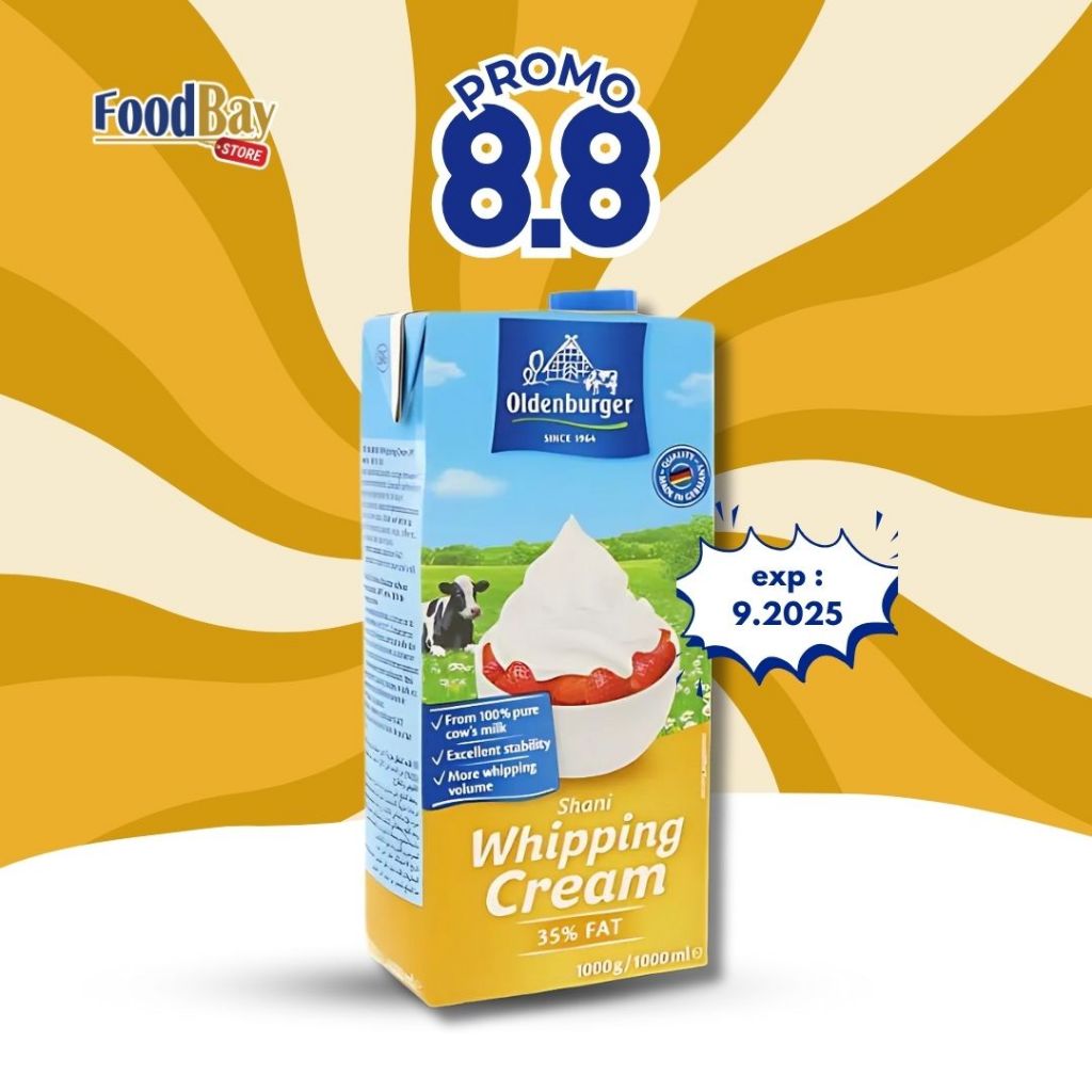 

OLDENBURGER Whipping Cream UHT 1 Liter