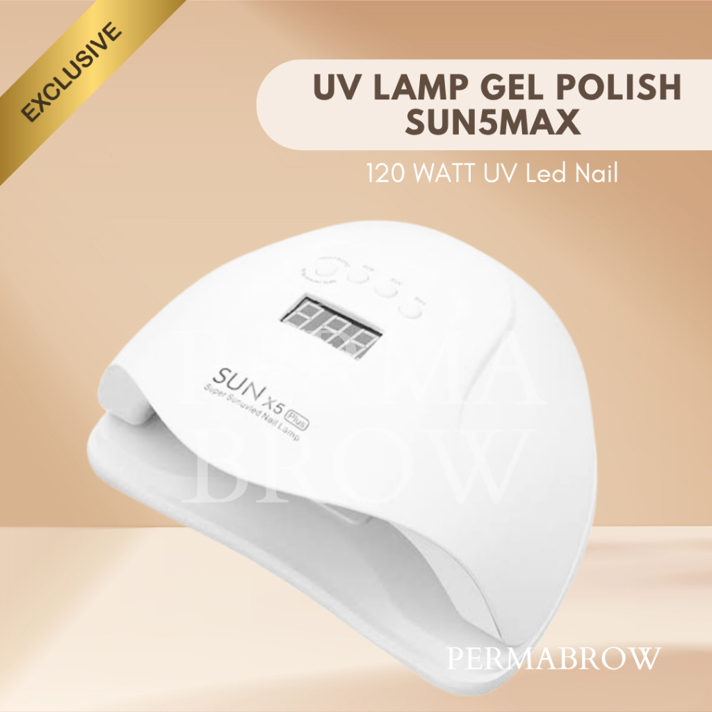 (NEW) SUN X 5 PLUS 120 WATT uv led lamp bead UV LAMP GEL POLISH SUN5MAX lampu uv kutek gel