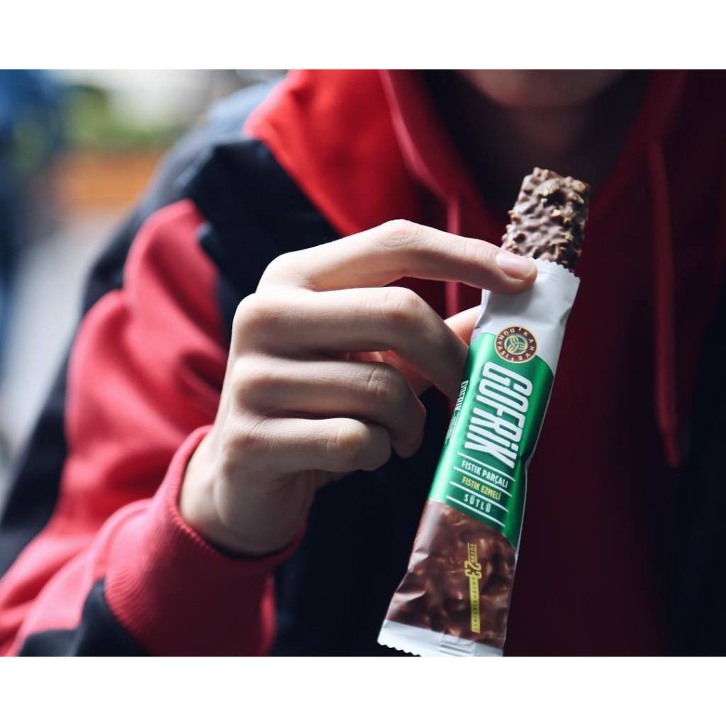 

GOFRIK MILK CHOCOLATE WITH PISTACHIO 24G