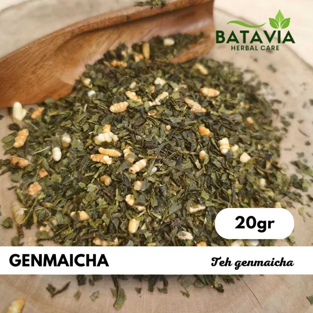 

Genmaicha Japanese Green Tea Roasted Rice Premium Teh Hijau Sencha - 20gr