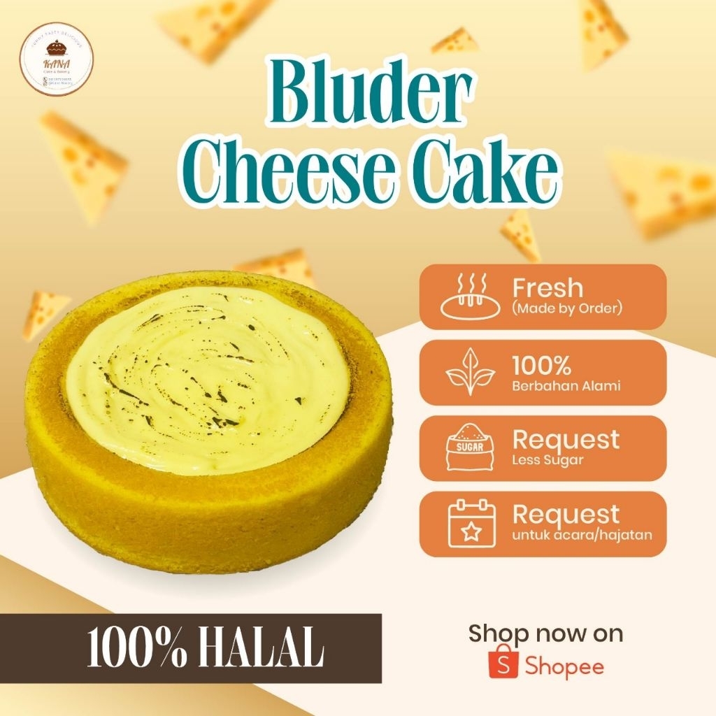 

Cake Brudel Chesee dan Cake Brudel Coklat By Kana Bakery