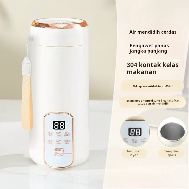 Cangkir air panas listrik cangkir air mendidih / Ketel portabel perjalanan / Cangkir termos berpeman