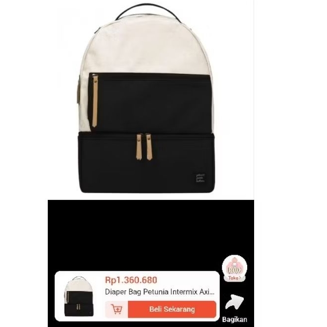 petunia pickle bottom diaper bag preloved tas popok