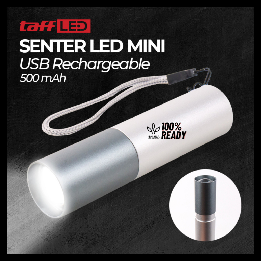 Senter LED USB / Senter Mini XPE Rechargeable / LED Mini Flashlight USB