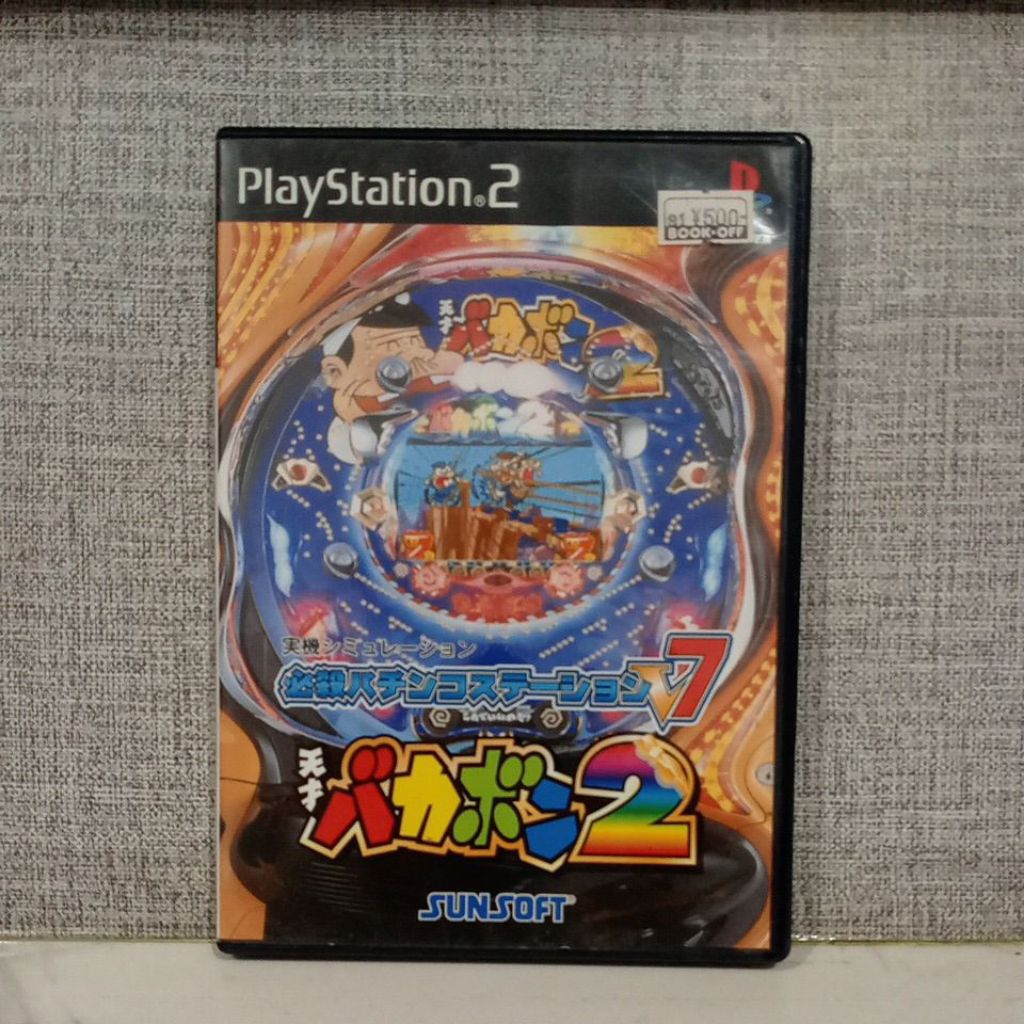 CD DVD KASET ORIGINAL PS2 HISSATSU PACHINKO STATION V7 JEPANG BAHASA JEPANG LENGKAP MANUAL BOOK