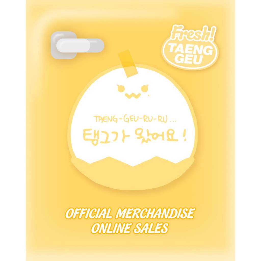 (PELUNASAN) Taeyeon - Taeng-geu-ru-ru Official MD